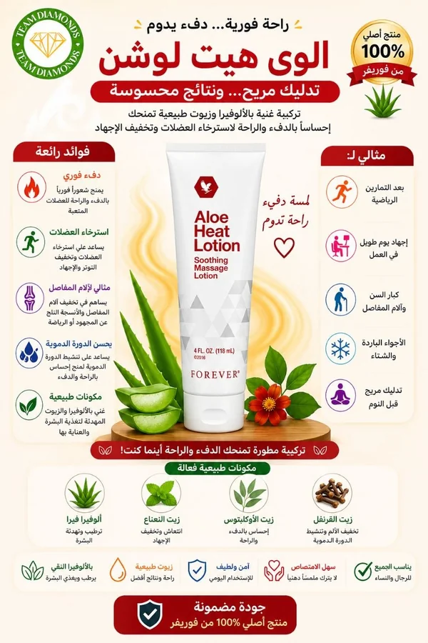 ألوي هيت لوشن — Aloe Heat Lotion — Forever المغرب